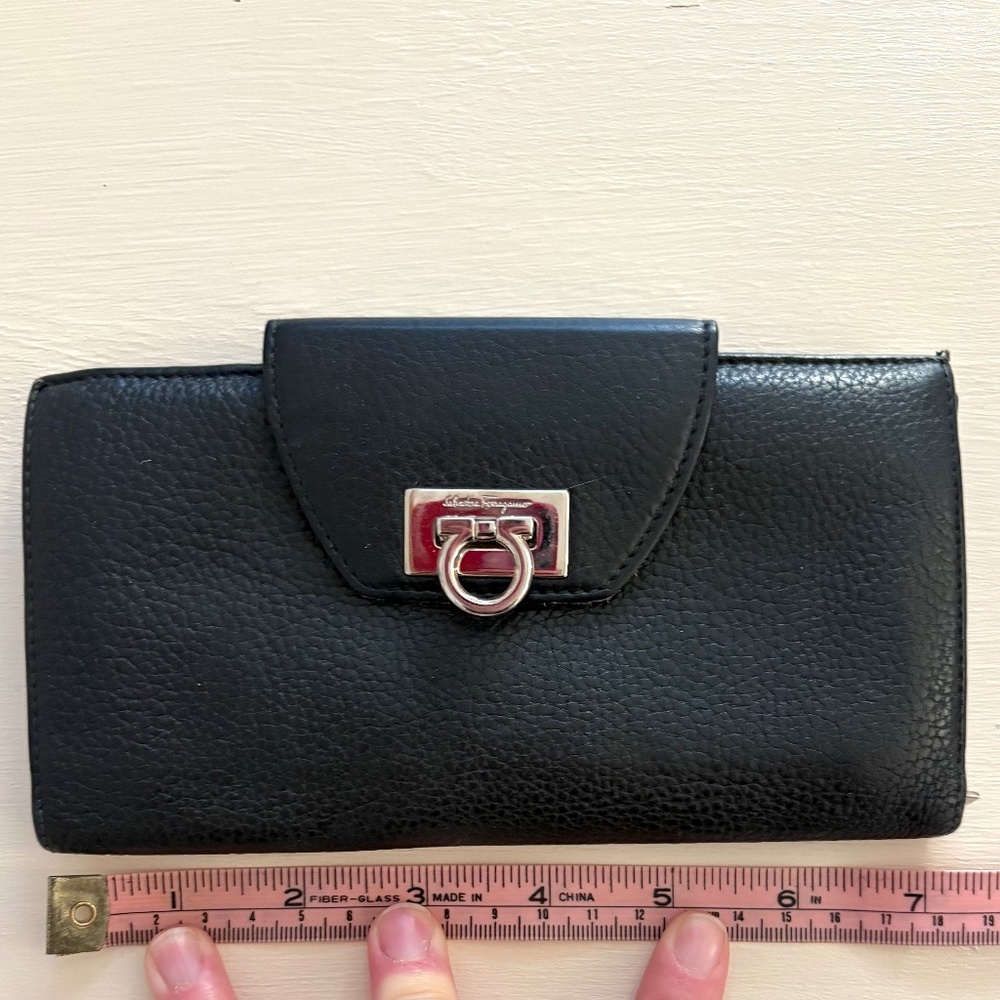 Salvatore Ferragamo Gancini Continental Wallet